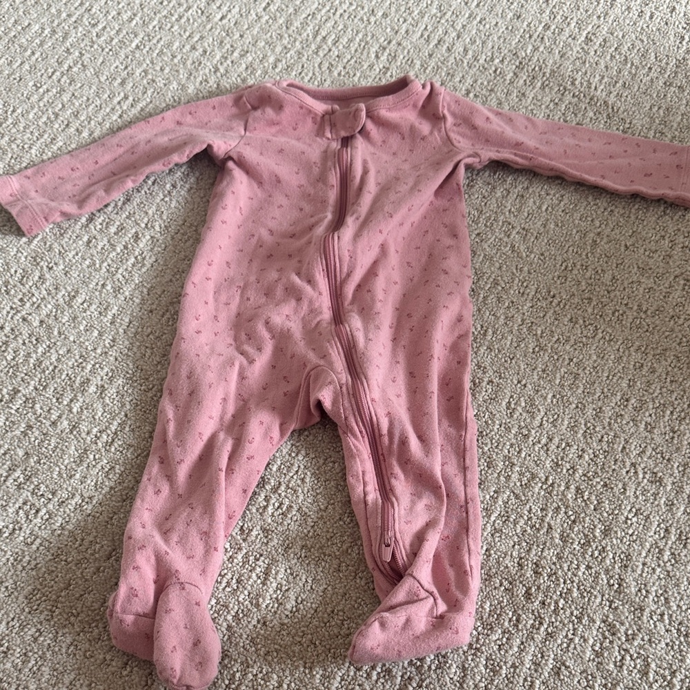 Carter's Pink Footed One Piece